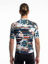ROCKBROS heren fietsshirt Urban Camo ademend wielershirt Fragment Camo