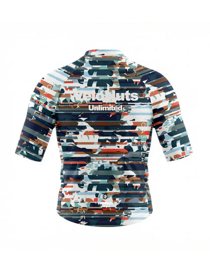 ROCKBROS heren fietsshirt Urban Camo ademend wielershirt Fragment Camo