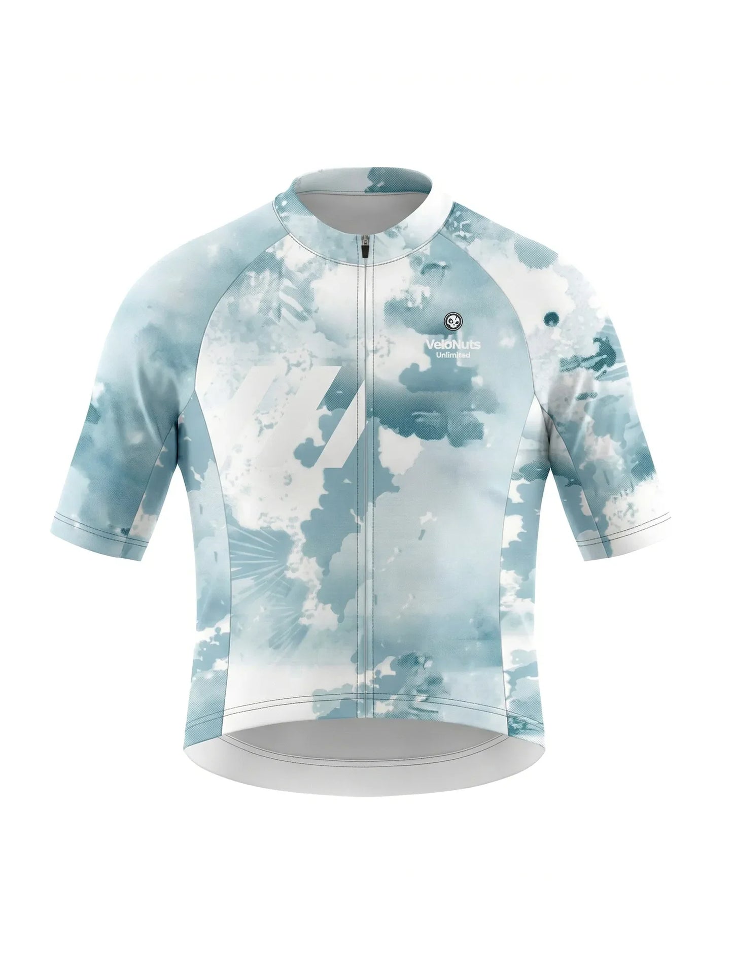 ROCKBROS heren fietsshirt Wild Garden ademend wielershirt Frost Bloom
