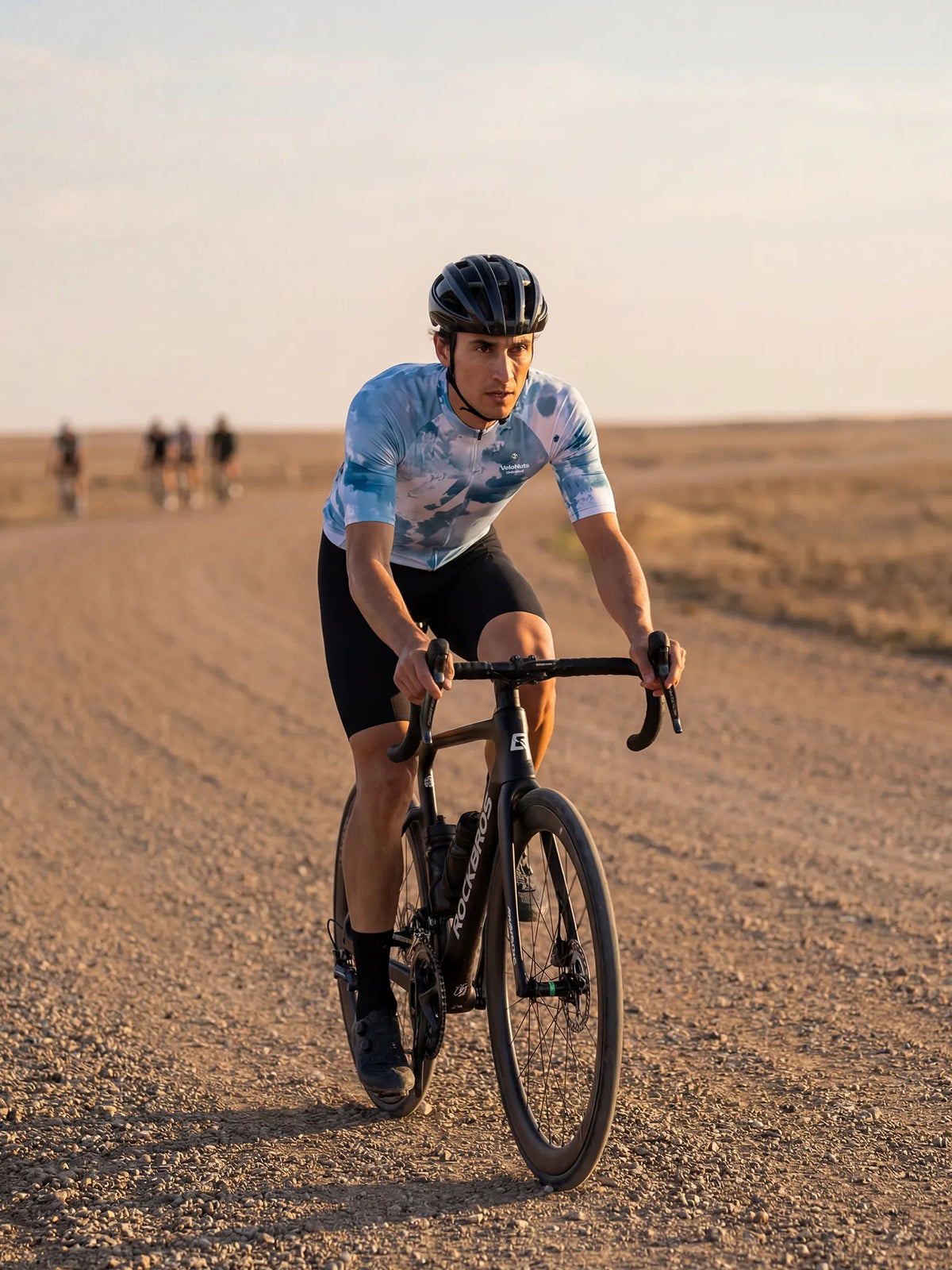 ROCKBROS heren fietsshirt Wild Garden ademend wielershirt Frost Bloom