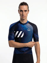 ROCKBROS heren fietsshirt Liquid Terrain ademend wielershirt Midnight Gyre