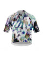 ROCKBROS heren fietsshirt Biolume Garden ademend wielershirt Glitch Bloom