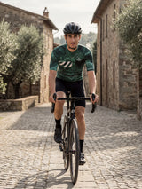 ROCKBROS heren fietsshirt Liquid Terrain ademend wielershirt Emerald Vein