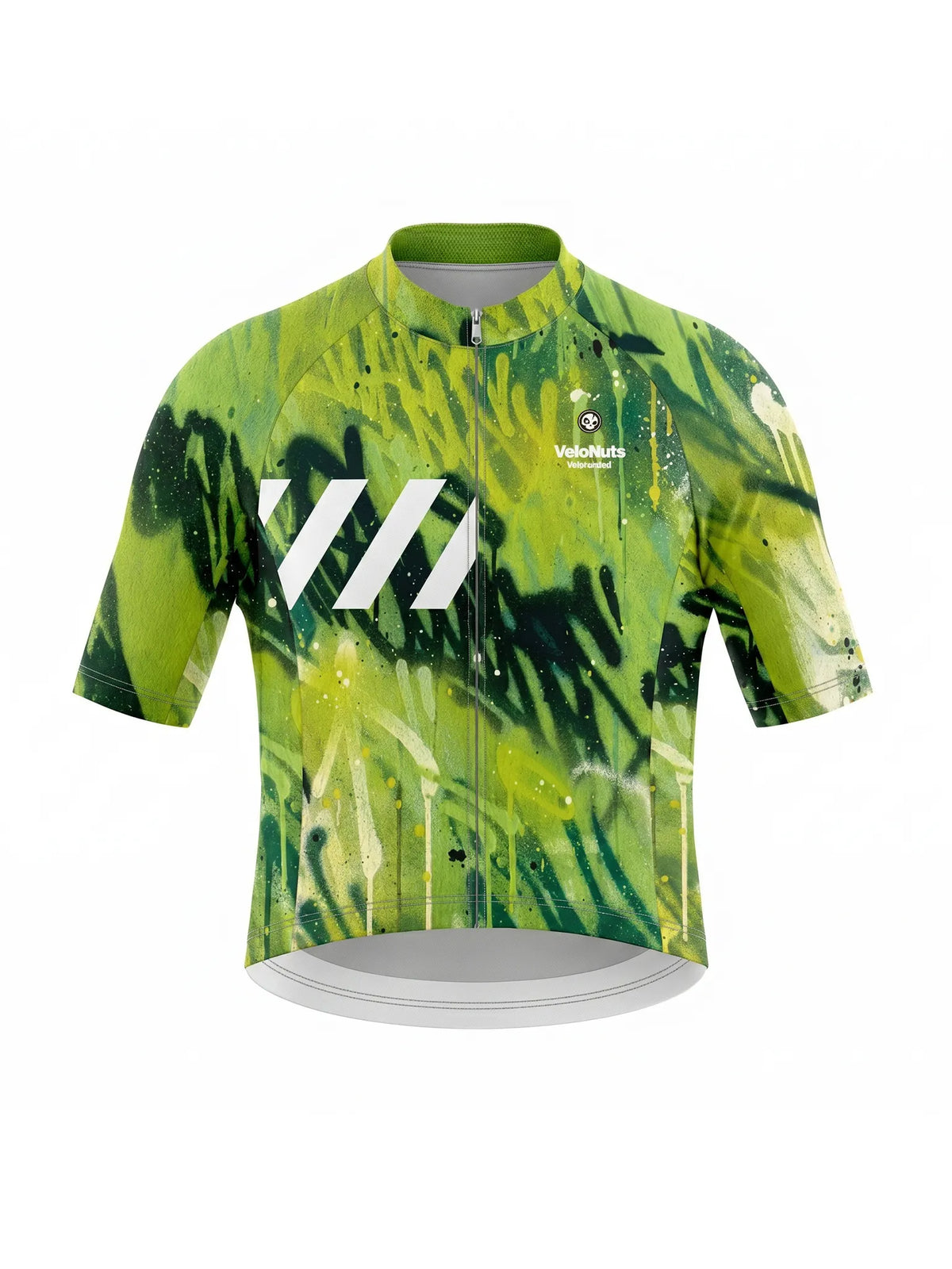 ROCKBROS heren fietsshirt Street Graffiti ademend wielershirt Lime Tag