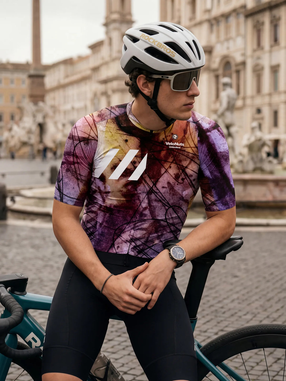 ROCKBROS heren fietsshirt Liquid Terrain ademend wielershirt Liquid Warp