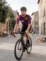 ROCKBROS heren fietsshirt Liquid Terrain ademend wielershirt Magma Flow