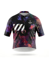 ROCKBROS heren fietsshirt Wild Garden ademend wielershirt Midnight Petals