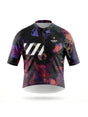 ROCKBROS heren fietsshirt Wild Garden ademend wielershirt Midnight Petals
