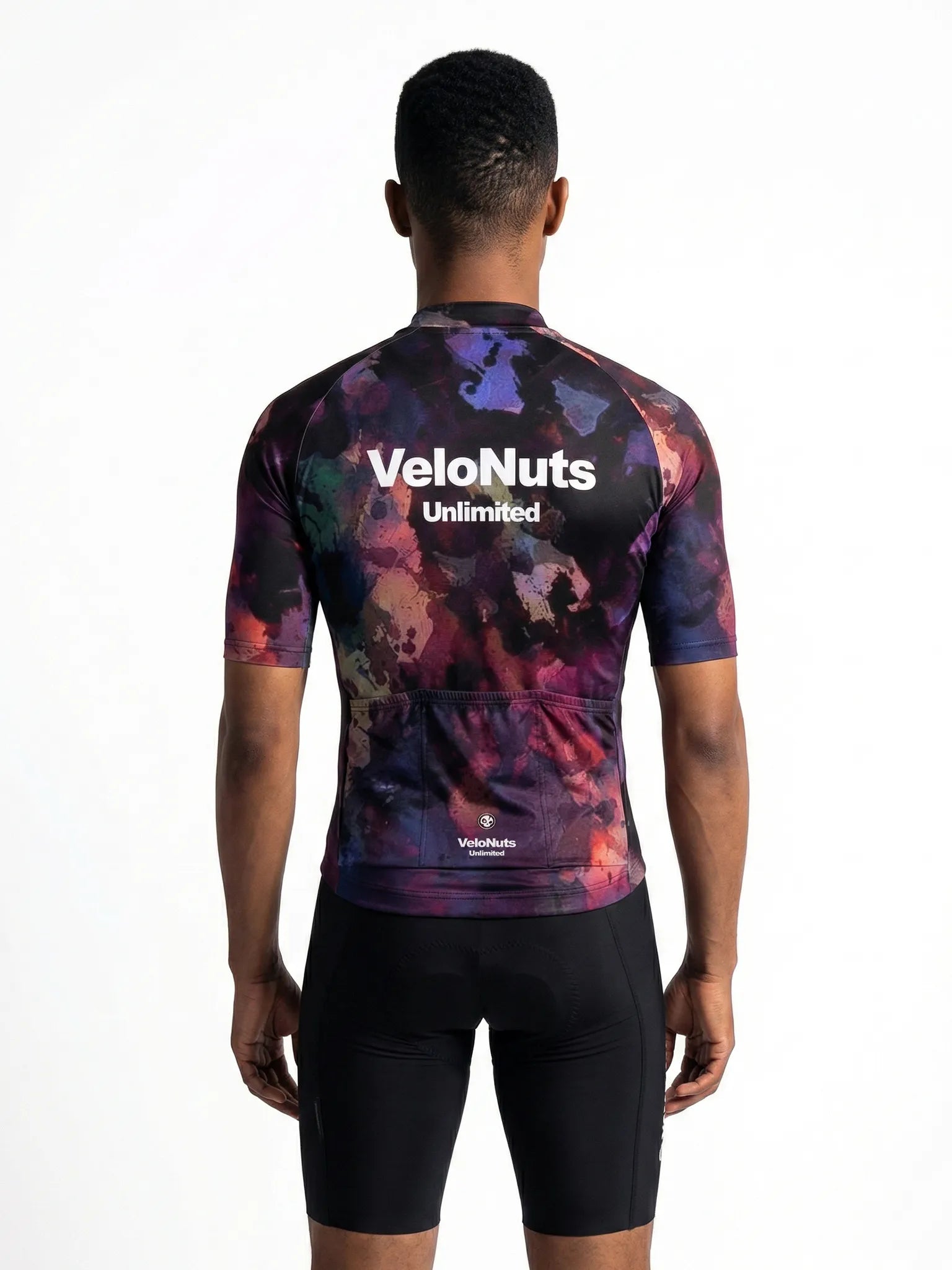 ROCKBROS heren fietsshirt Wild Garden ademend wielershirt Midnight Petals