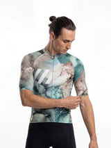 ROCKBROS heren fietsshirt Liquid Terrain ademend wielershirt Mineral Vein