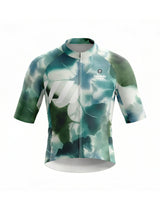 ROCKBROS heren fietsshirt Wild Garden ademend wielershirt Mist Leaf Canopy
