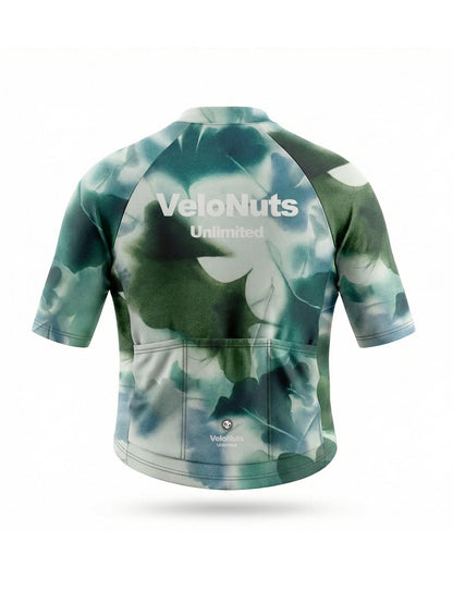 ROCKBROS heren fietsshirt Wild Garden ademend wielershirt Mist Leaf Canopy