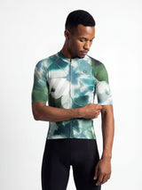 ROCKBROS heren fietsshirt Wild Garden ademend wielershirt Mist Leaf Canopy