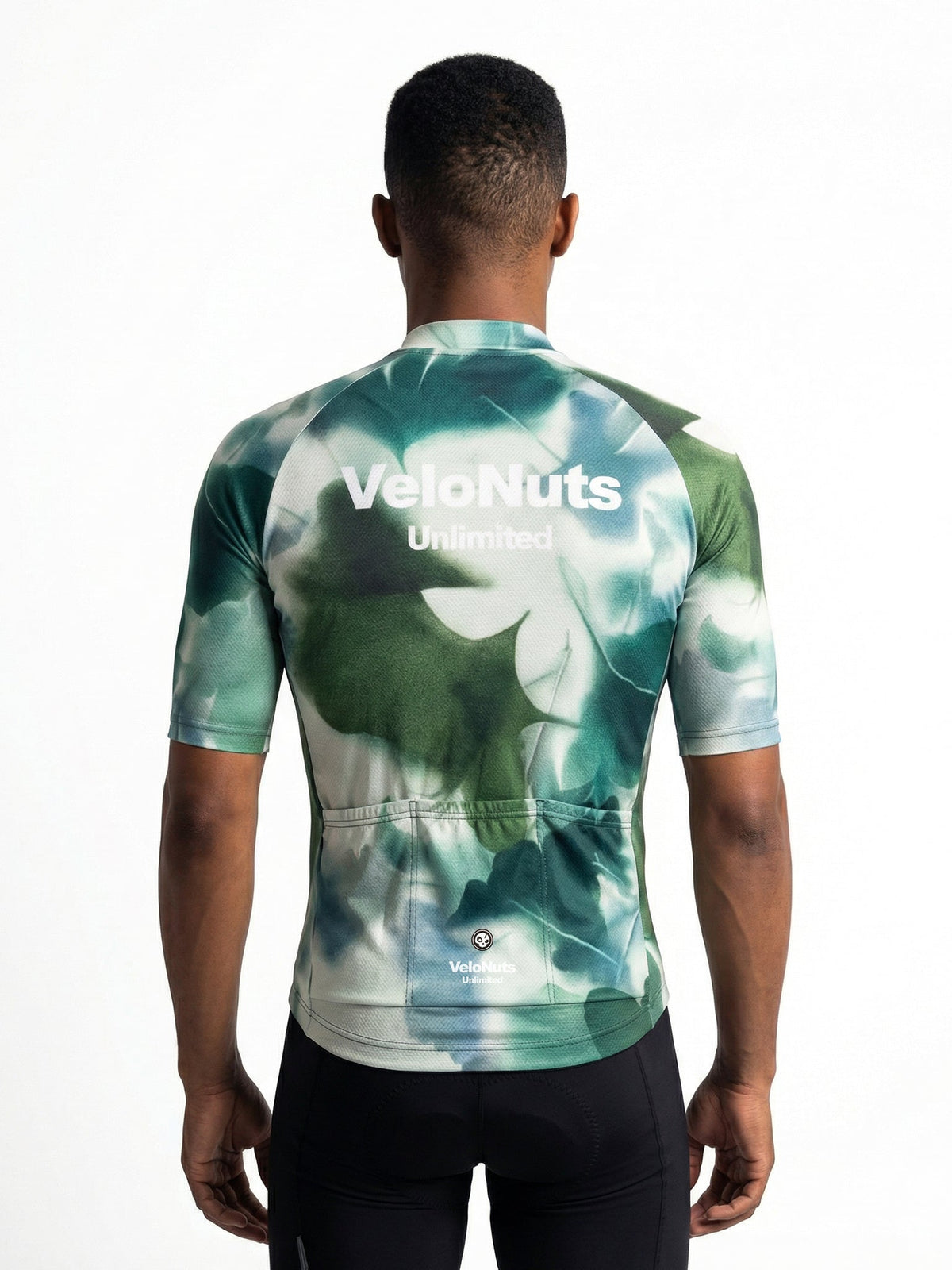 ROCKBROS heren fietsshirt Wild Garden ademend wielershirt Mist Leaf Canopy