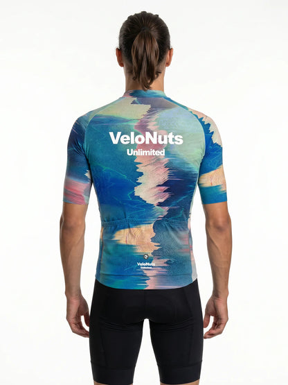 ROCKBROS heren fietsshirt Street Graffiti ademend wielershirt Mono Fragment