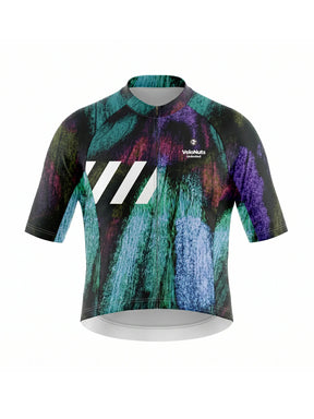 ROCKBROS heren fietsshirt Street Graffiti ademend wielershirt Neon Chalk