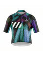 ROCKBROS heren fietsshirt Street Graffiti ademend wielershirt Neon Chalk