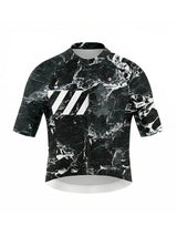 ROCKBROS heren fietsshirt Liquid Terrain ademend wielershirt Noir Marble