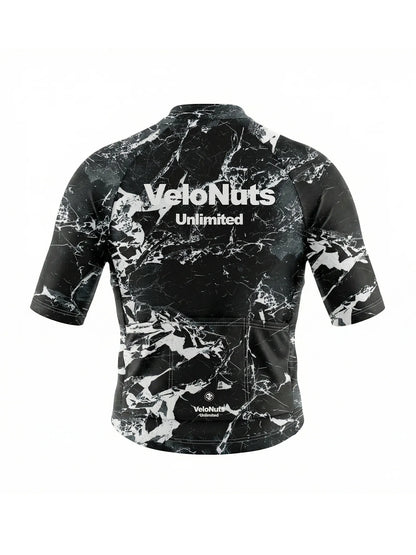 ROCKBROS heren fietsshirt Liquid Terrain ademend wielershirt Noir Marble