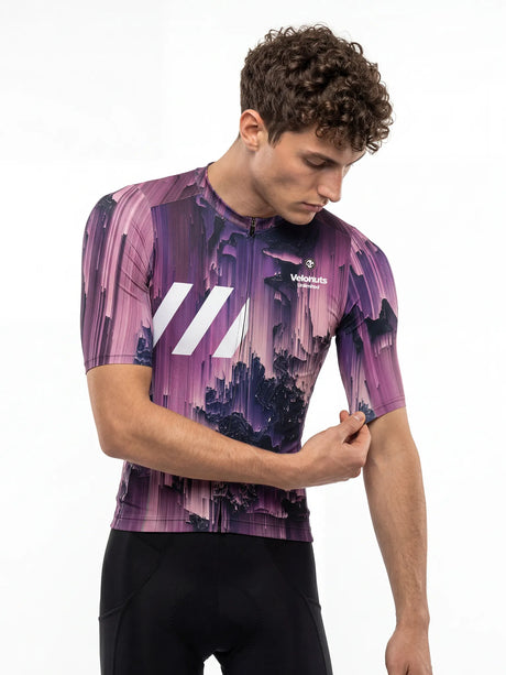 ROCKBROS heren fietsshirt Neon Condense ademend wielershirt Neon Grid