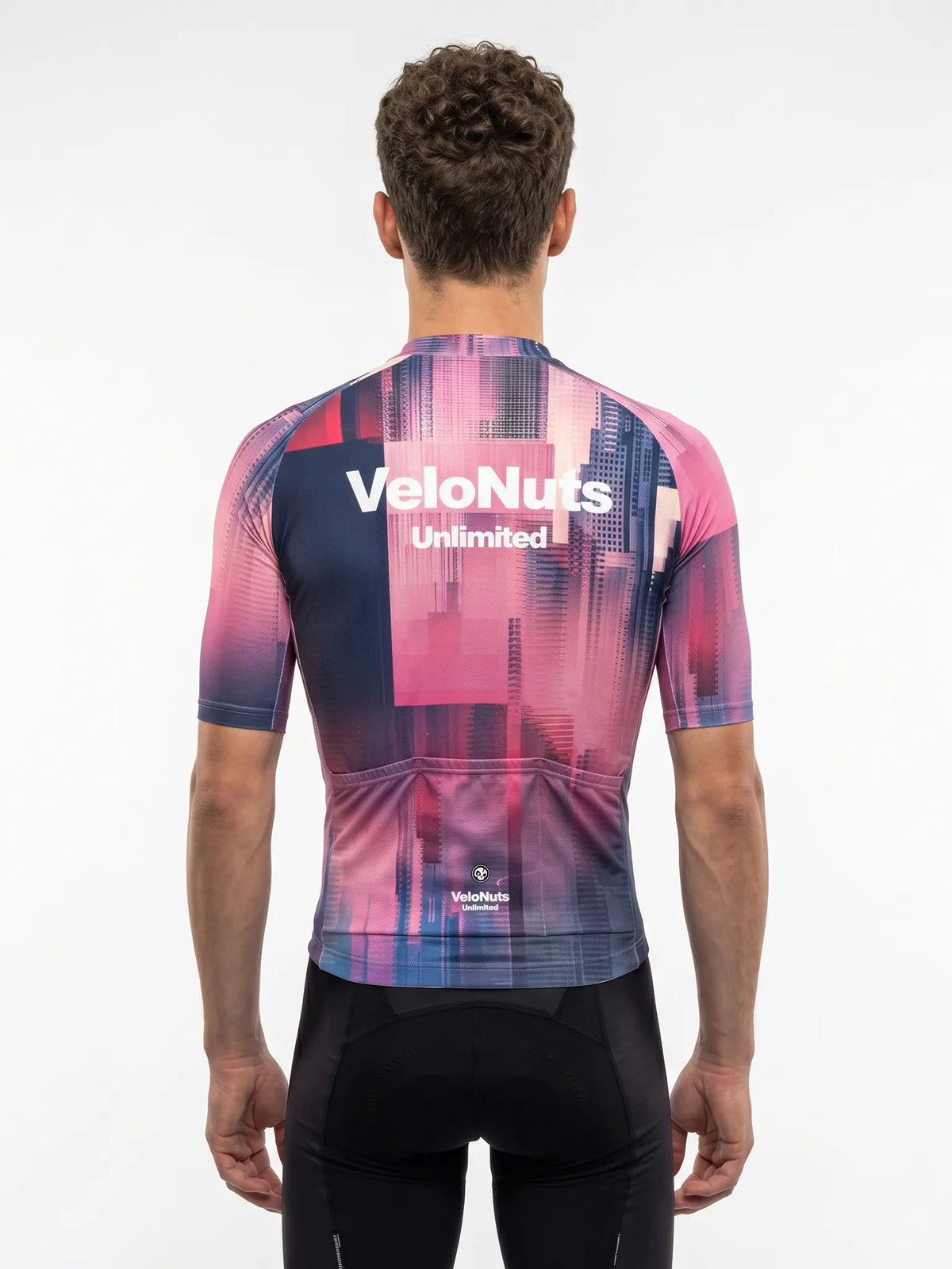 ROCKBROS heren fietsshirt Liquid Terrain ademend wielershirt Ocean Blur