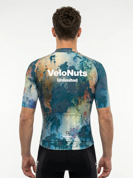 ROCKBROS heren fietsshirt Retro Signal ademend wielershirt Pixel Drift
