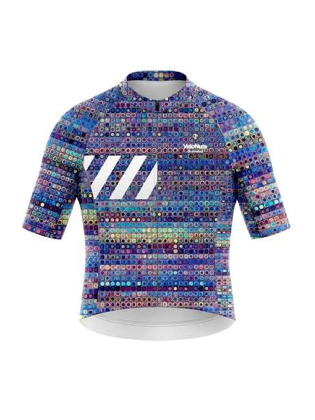 ROCKBROS heren fietsshirt Pixel Riot ademend wielershirt Prism Mosaic