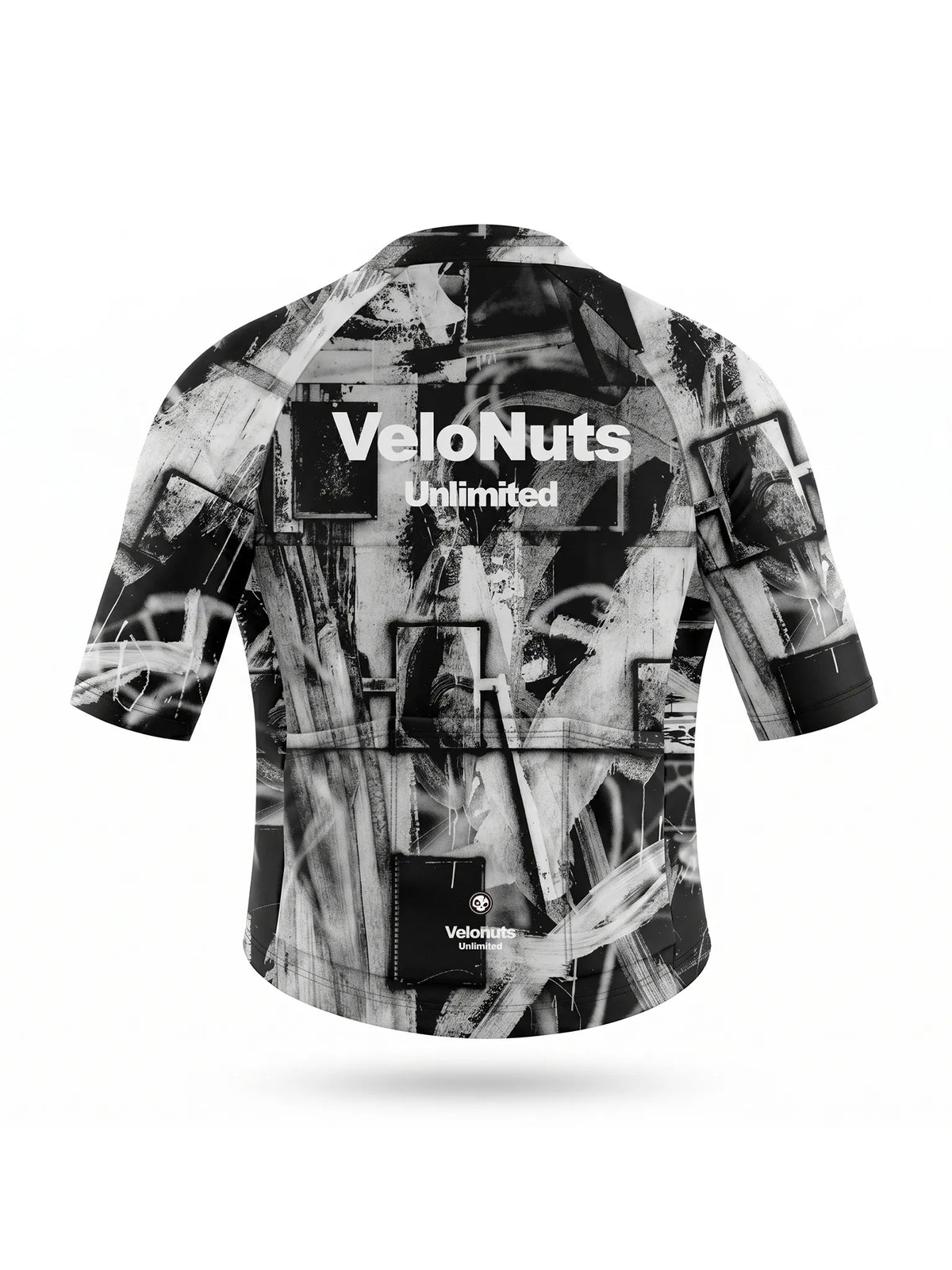 ROCKBROS heren fietsshirt Ink Burst ademend wielershirt Rust Scratch