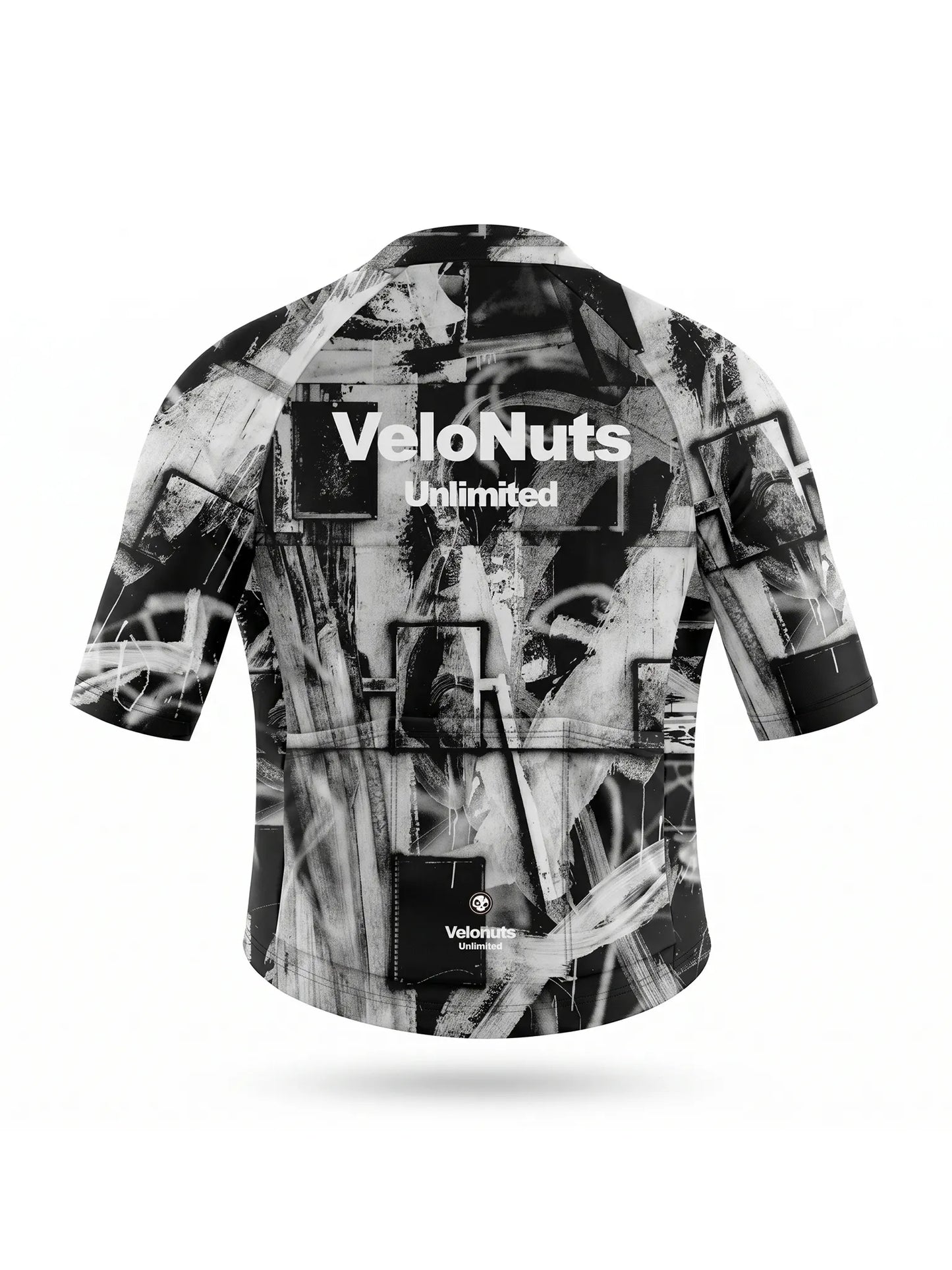 ROCKBROS heren fietsshirt Ink Burst ademend wielershirt Rust Scratch