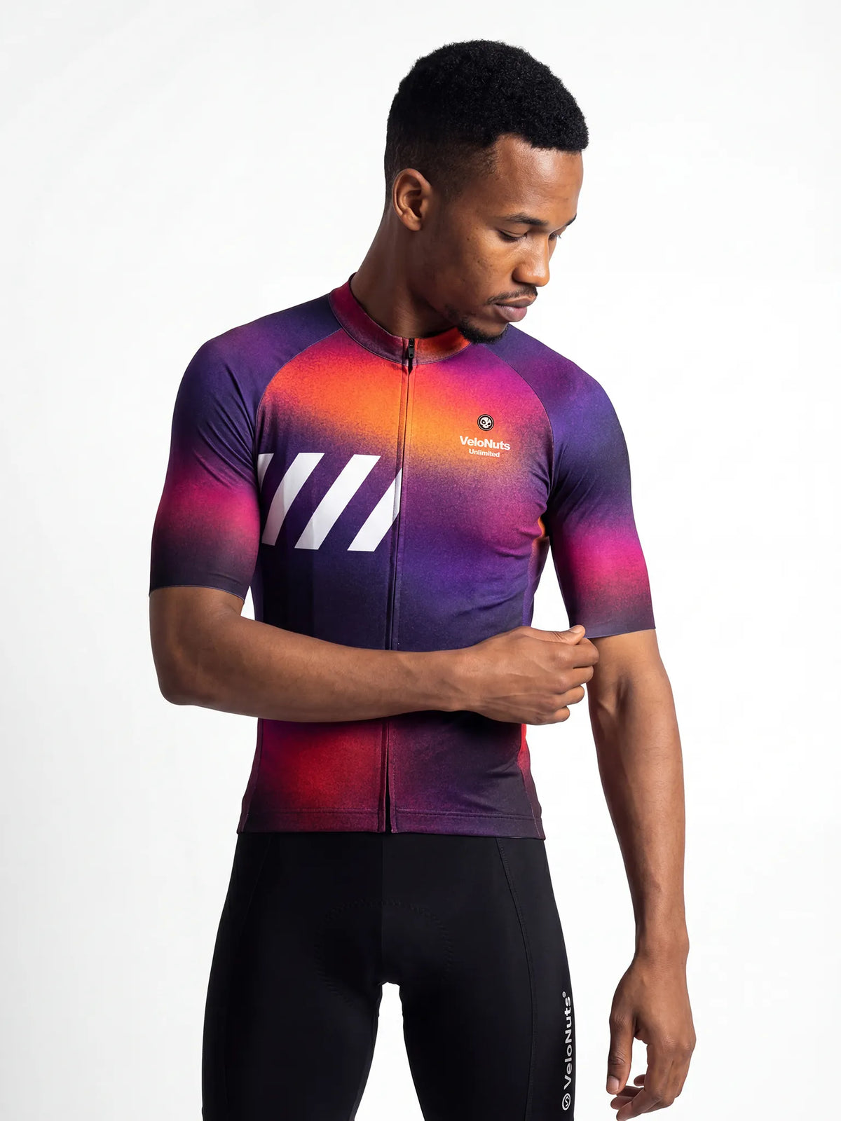 ROCKBROS heren fietsshirt Aura Fade ademend wielershirt Solar Dusk