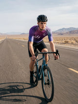 ROCKBROS heren fietsshirt Aura Fade ademend wielershirt Lavender Mist