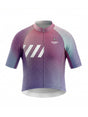 ROCKBROS heren fietsshirt Aura Fade ademend wielershirt Lavender Mist