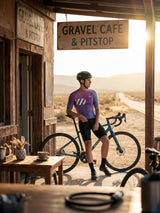 ROCKBROS heren fietsshirt Aura Fade ademend wielershirt Lavender Mist