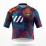 ROCKBROS heren fietsshirt Ink Burst ademend wielershirt Solar Spray