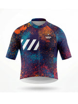 ROCKBROS heren fietsshirt Ink Burst ademend wielershirt Solar Spray