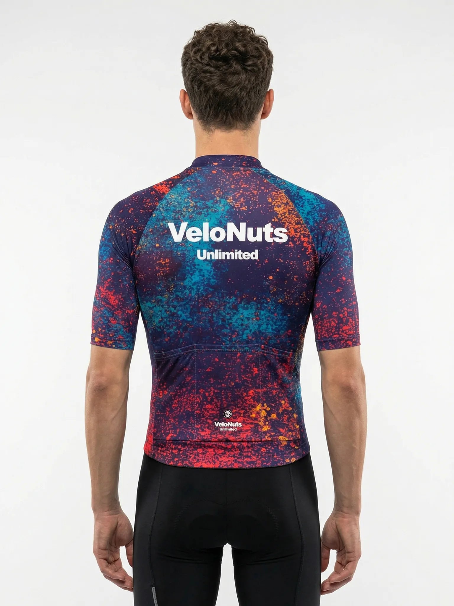 ROCKBROS heren fietsshirt Ink Burst ademend wielershirt Solar Spray