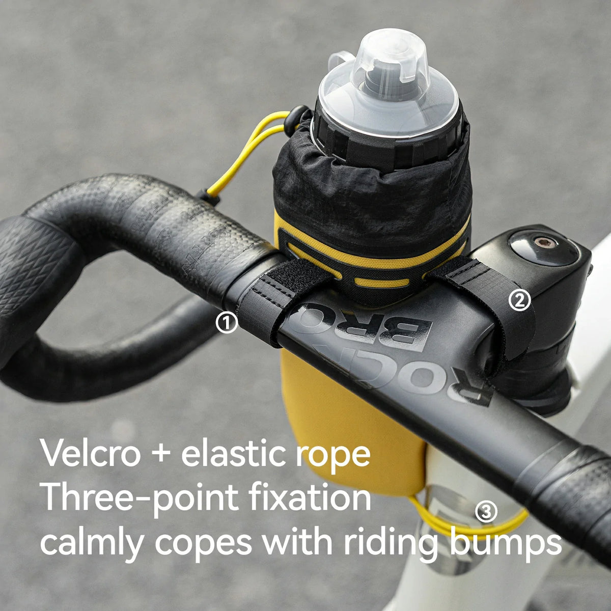 ROCKBROS waterdichte stuurtas met flessenvak as-162