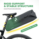 Waterdichte bikepacking zadeltas 13 L met stabilisator