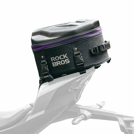 Waterafstotende achterzittas voor motor en e-bike 12,5 L