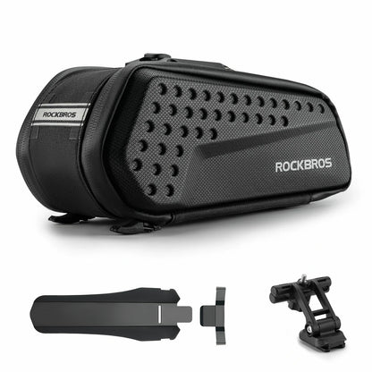 Waterproof 1.3L saddle bag with mudguard for MTB and road cycling#Capacity_1.3L