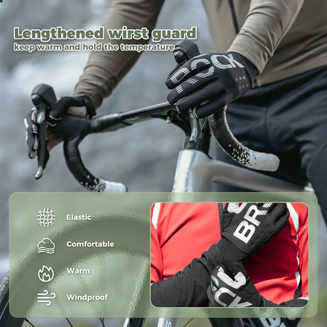 Thermische winter fietshandschoenen met touchscreen
