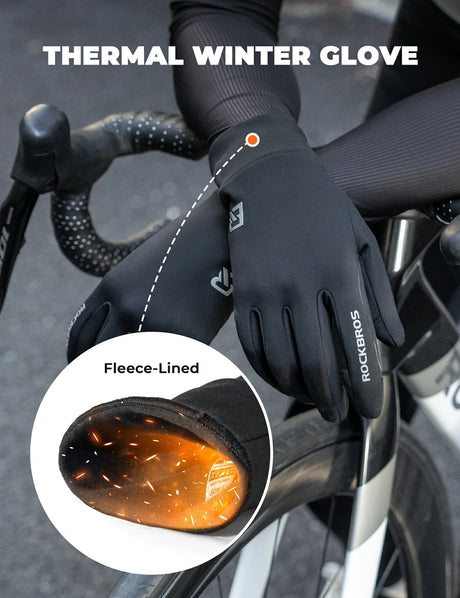 Winter fietshandschoenen met touchscreen S400
