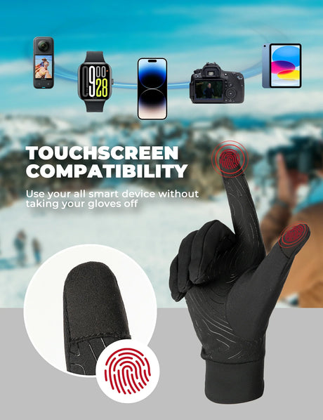 Winter fietshandschoenen met touchscreen S400