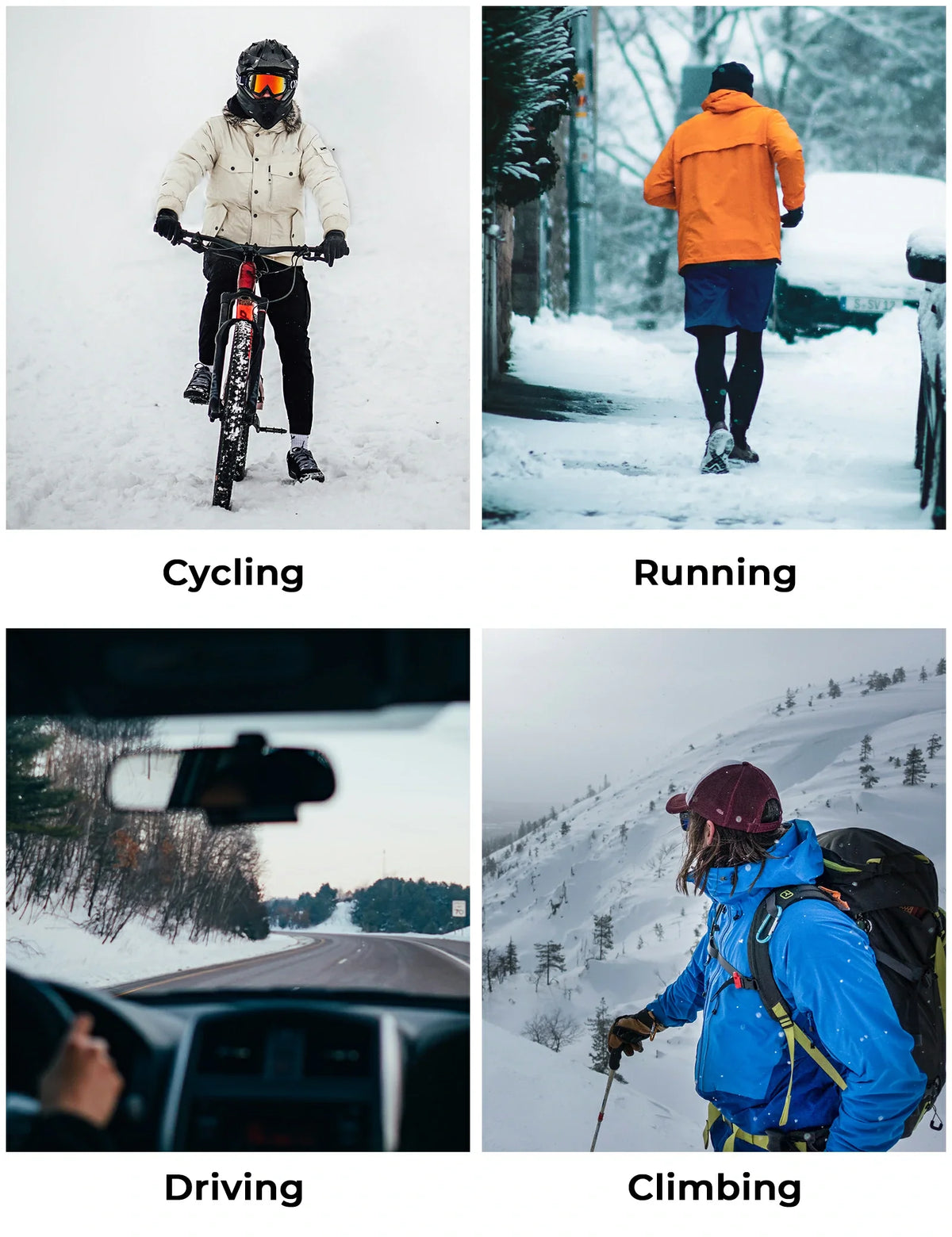 Winter fietshandschoenen met touchscreen S400