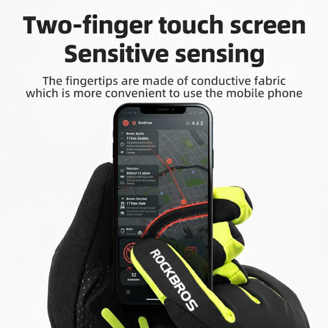 Slim verwarmde winterhandschoenen met touchscreen