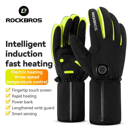 Slim verwarmde winterhandschoenen met touchscreen