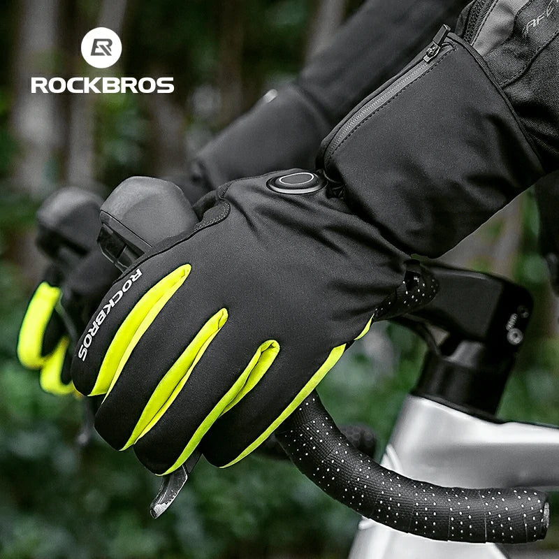 Slim verwarmde winterhandschoenen met touchscreen