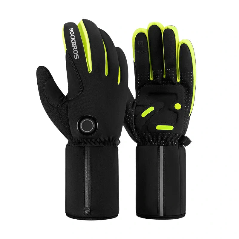 Slim verwarmde winterhandschoenen met touchscreen
