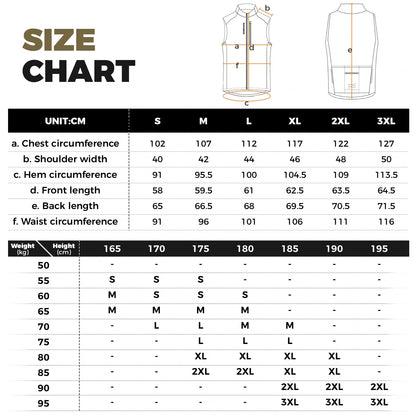 rockbros winter thermal cycling vest fleece lined windproof breathable bike gilet