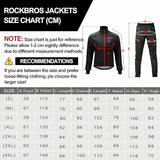 Heren winter fietsset met waterafstotend jack en broek